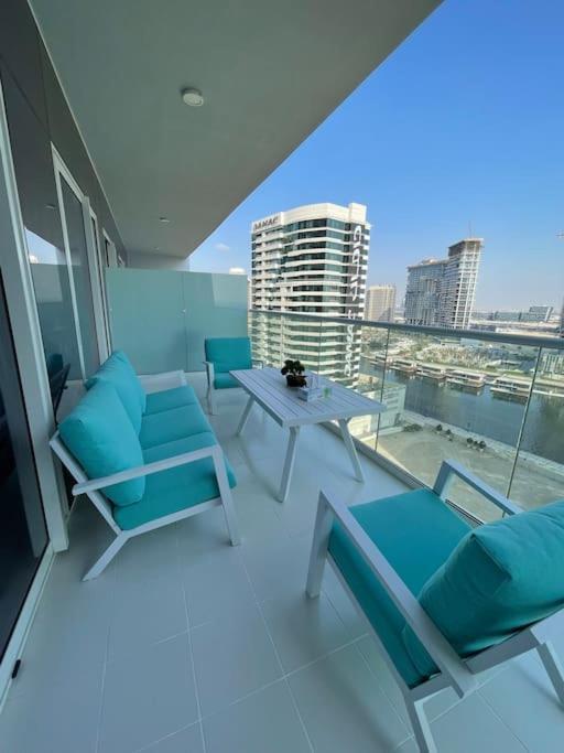 迪拜New Luxury Modern Canal View.公寓 外观 照片